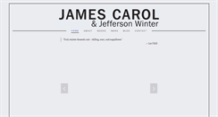 Desktop Screenshot of james-carol.com